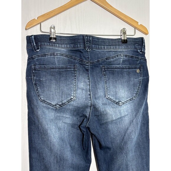 Democracy Jeans Womens 12 Blue Jeggings Ab Technology Booty Lift Stretch New - Picture 9 of 12